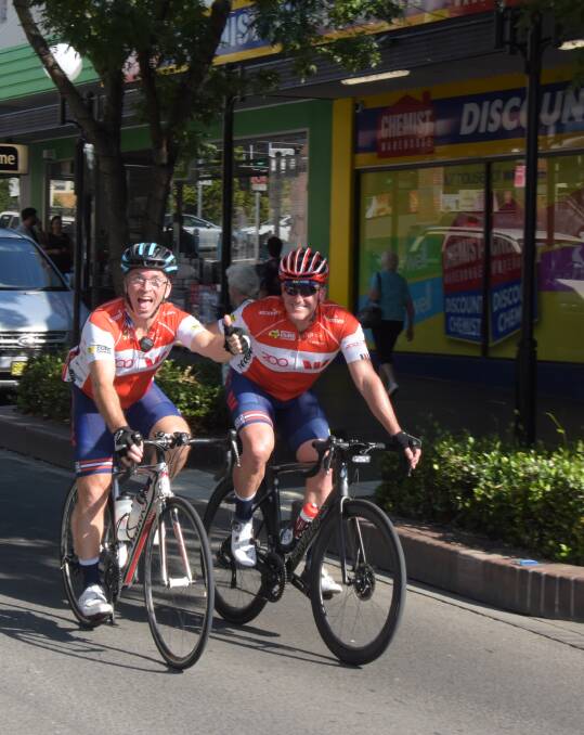 Cyclist on this year's Tour de Cure Westpac Tour 202 were happy to arrive in Nowra on Monday morning.