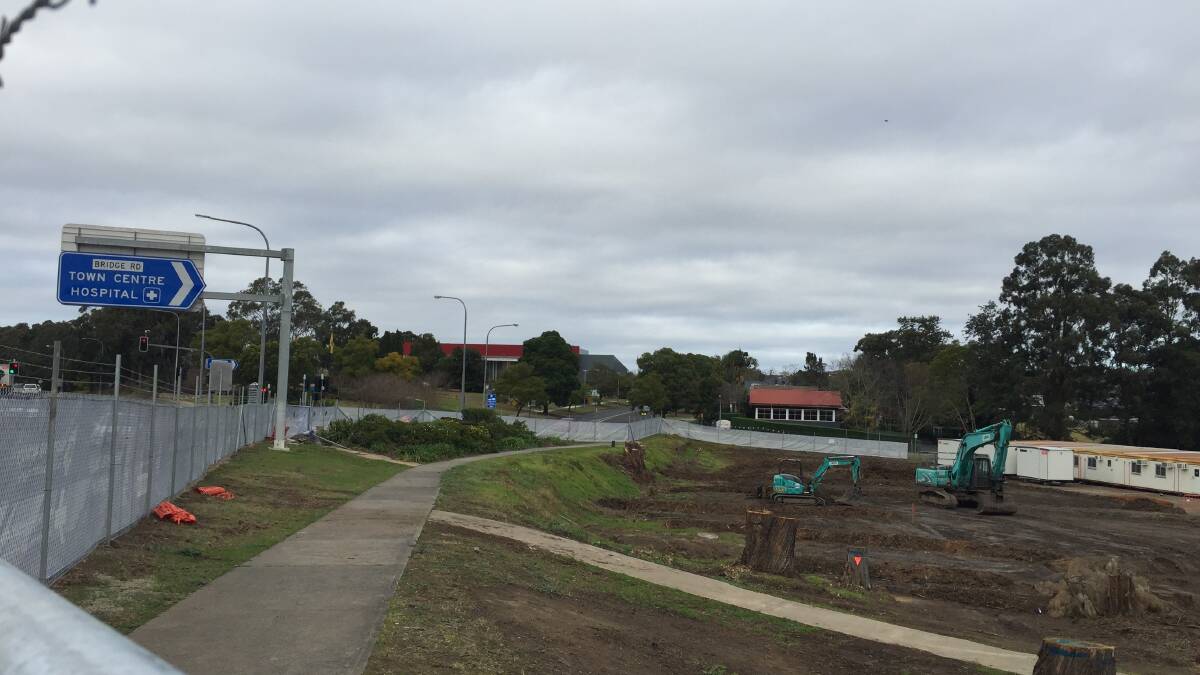 GONE: The site has now been cleared making way for the new $342 million Nowra bridge.
