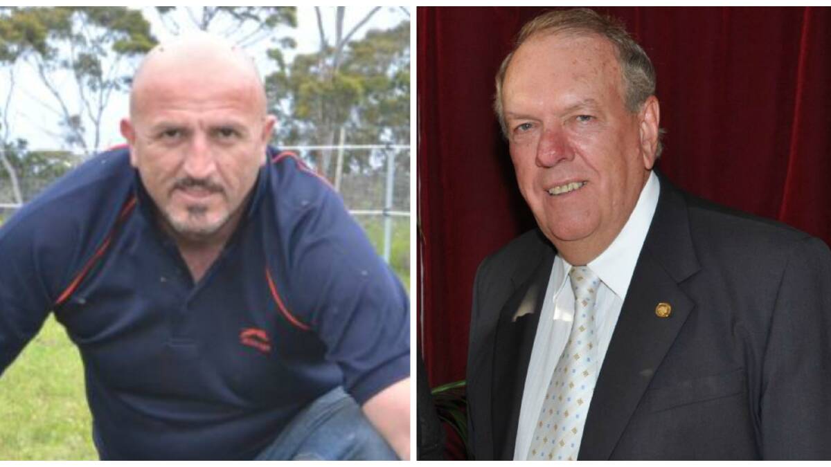 LOGGERHEADS: Developer George Anasta and Shoalhaven councillor Greg Watson have clashed over the possible reclassification of the Owen Street car park land at Huskisson.

