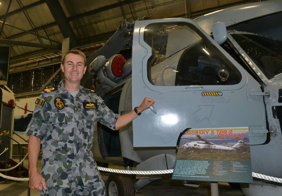 BACK ONBOARD: Commander Fleet Air Arm, Commodore Chris Smallhorn says it is a great time to be back at HMAS Albatross.