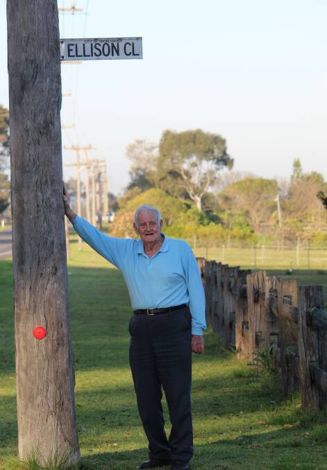 RECOGNITION: The late Don Ellison was awarded the OAM for his service to horticulture, with the Ellison Close street sign at Worrigee named in his honour.