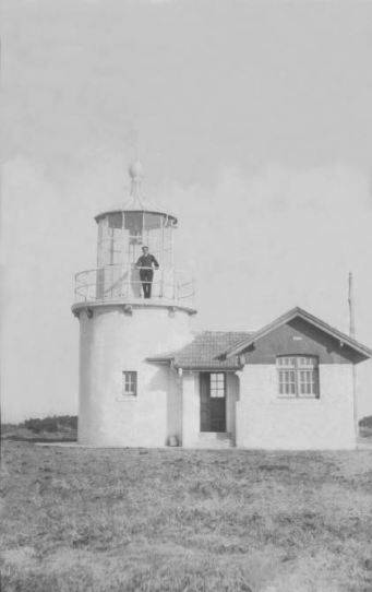 The lighthouse when it was operational.
