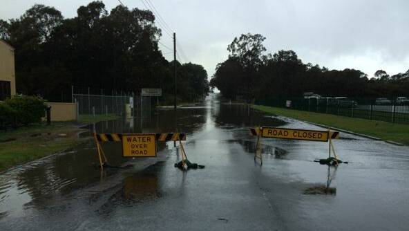 Quinns Lane at South Nowra is closed. File photo