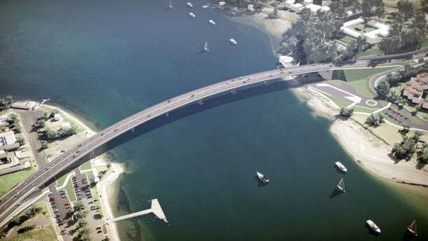 ALMOST DONE: The new Batemans Bay bridge is slated for completion in mid 2021.