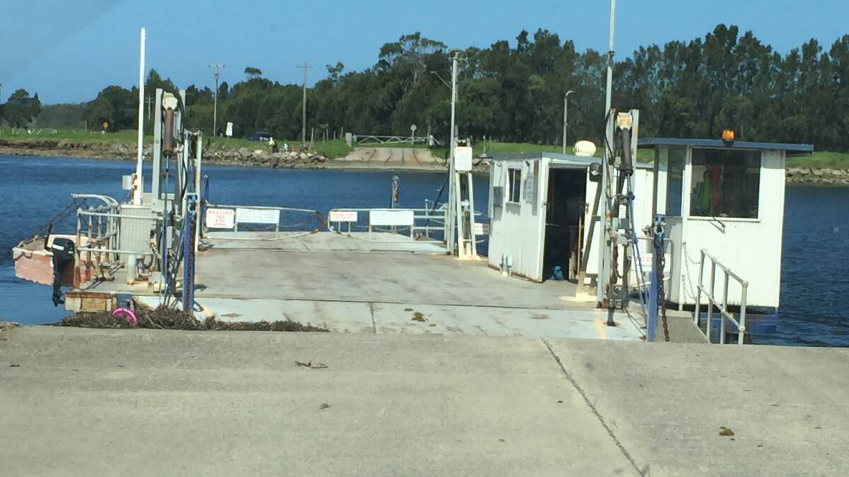UPGRADE: Shoalhaven City Council's Comerong Island Ferry, "Cormorant" is out the water for refurbishment.