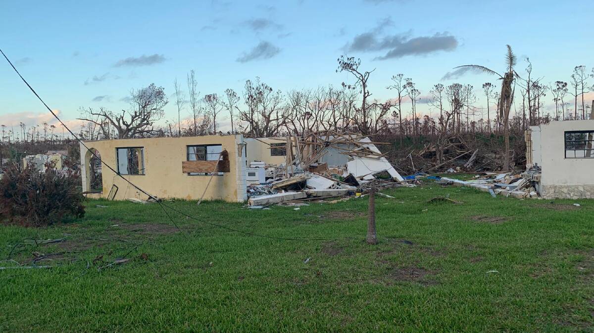 Some of the damage at Freeport on the main island of Grand Bahama after Hurricane Dorian. Image Susan Buzzi (nee Hickey).