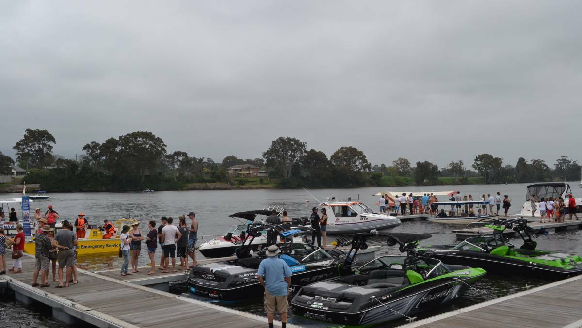 The marina area of the Shoalhaven River Festival always proves popular. 