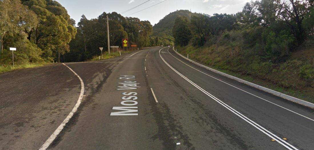 Moss Vale Road, between Barfield Road and Kangaroo Valley Road will be closed later this month for ongoing saftey and maintenance work. Photo: Google Maps.