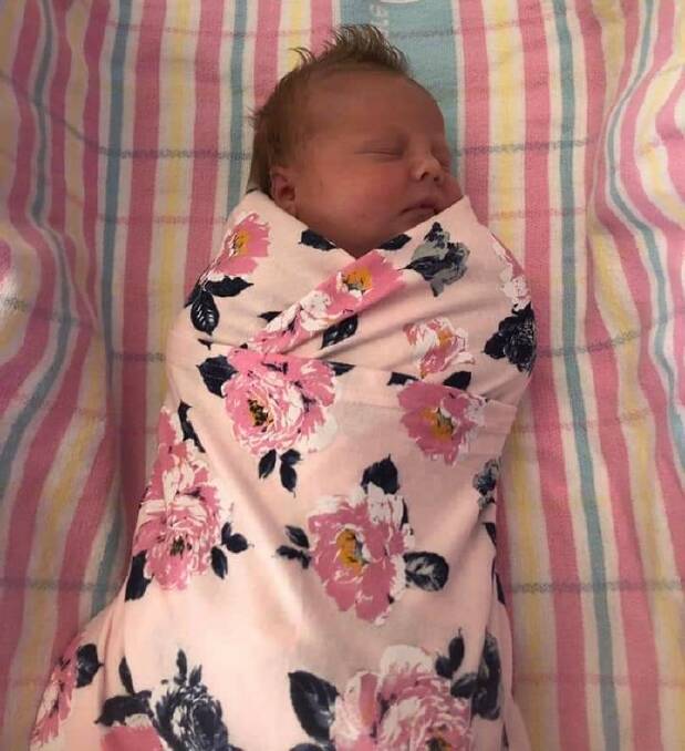 BEAUTIFUL: Kassidy Elizabeth Gwen Sankey was born at at Shoalhaven District Hospital on Friday, December 4.