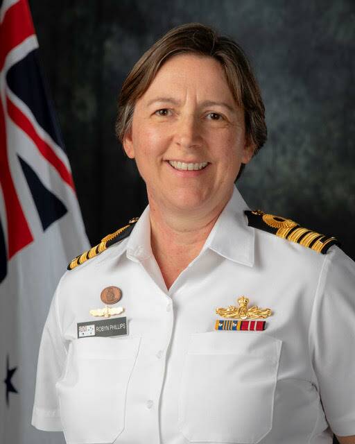 New commanding officer of HMAS Albatross, Captain Robyn Phillips.