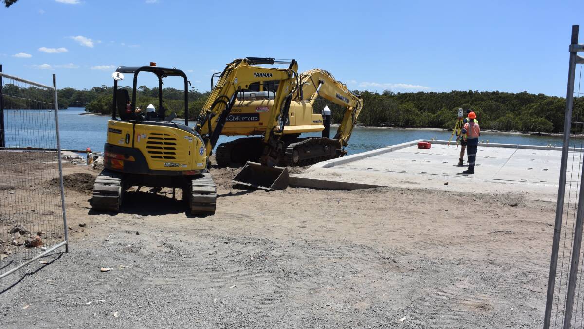 PROJECT: Almost $3 million has been spent upgrade the Woollamia Boat Ramp. Photo: Damian McGill
