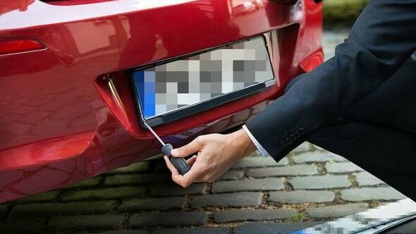Warning over number plates being stolen