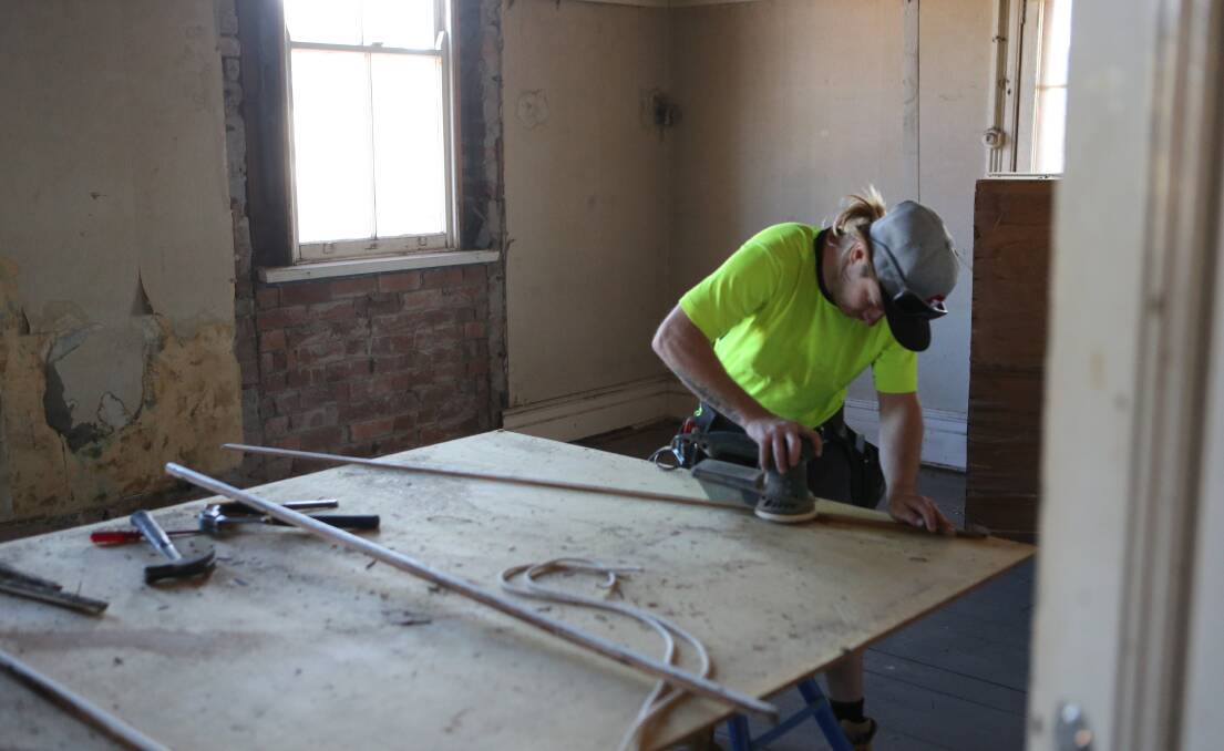 Check out some of the work inside Nowra's iconic Spotlight building.