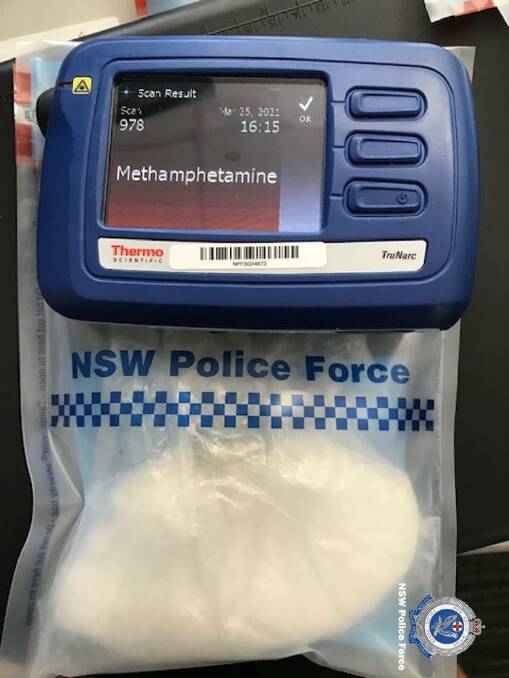 SEIZED: Police seized almost 170g of methylamphetamine, or as it is known, ice and 130g of cannabis with an estimated street value of almost $125,000 along with a cache of suspected stolen power tools during a search warrant in Bomaderry,and more than $2000 cash. Image: NSW Police