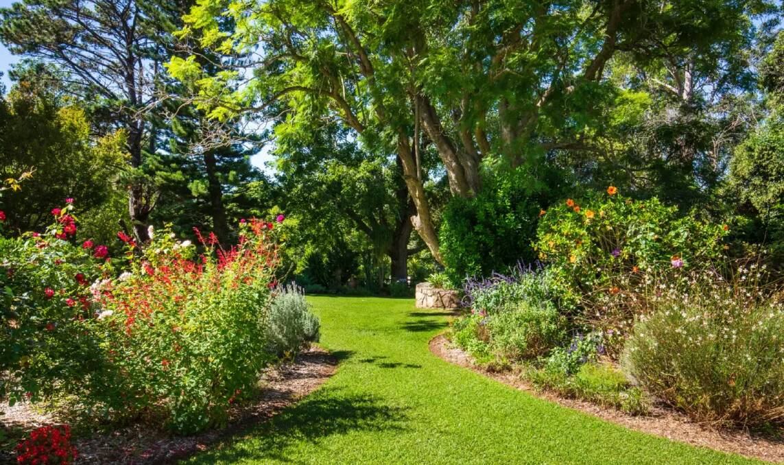 LOVELY: A picture perfect location, overlooking gorgeous gardens, a reward for purchasing an established home with planned and considered plantings. Image Supplied