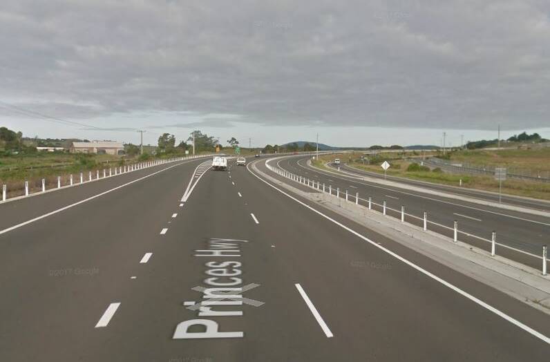 There will be changed traffic conditions on the Princes Highway at Gerringong on Thursday night due to roadworks. Image Google Maps
