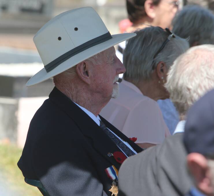 Rededication grave service for privates Robert Kearns and William Murphy.