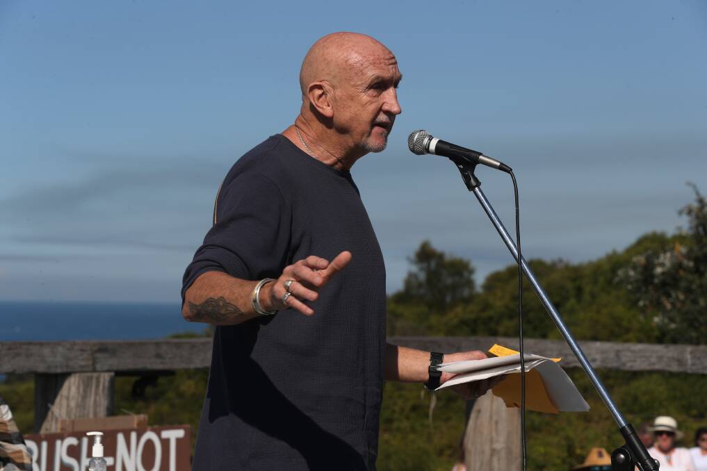 Ray Mahony opposed a suggestion to charge a fee to access the beach 26 years ago and is still fighting to protect the state park. Picture: Robert Peet