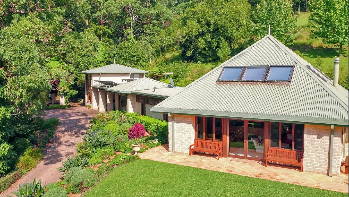 RETREAT: Never-Never Land at Broughton Village is a beautiful 10.6 hectare retreat. Image: Supplied 