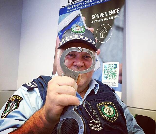 NSW Police Shoalhaven crime prevention officer Senior Constable Anthony Jory.