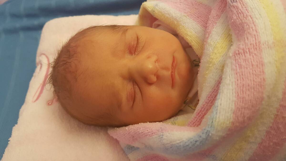 BEAUTIFUL: Hannah-Rose Bull was born at the Shoalhaven District Hospital on Friday, May 22, weighing 2660 grams.