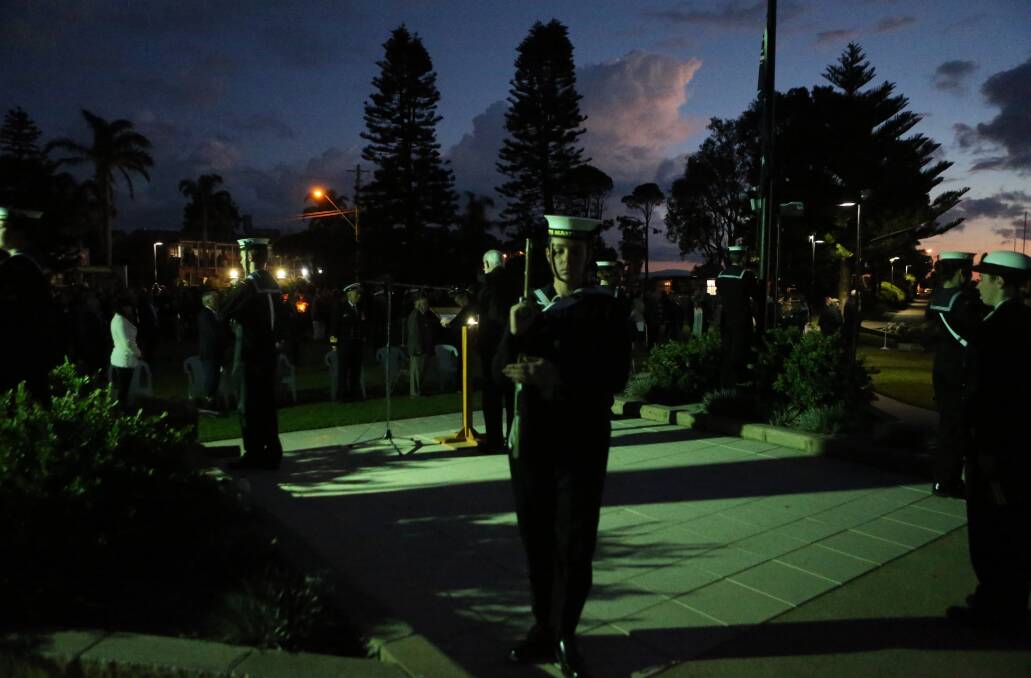 SOLEMN: A beautiful morning for the 2021 Greenwell Point Anzac Day dawn service.
