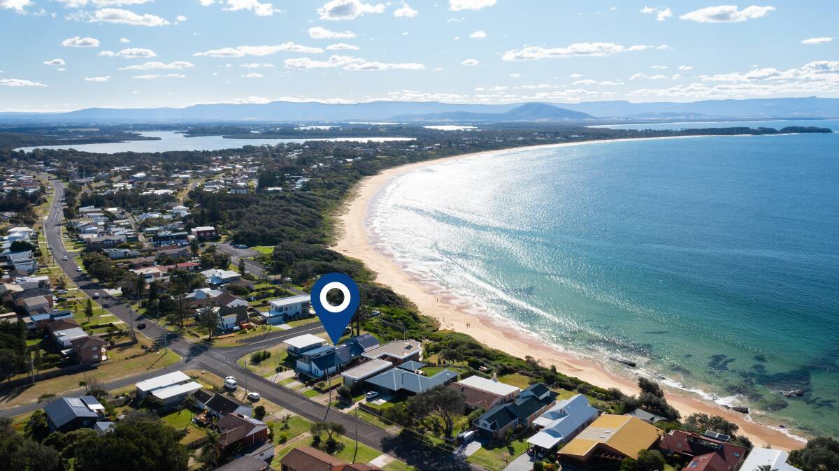 LOCATION, LOCATION: The property at 178 Penguins Head Road. Culburra Beach is one of the few properties that boasts beach access. Image: Supplied.
