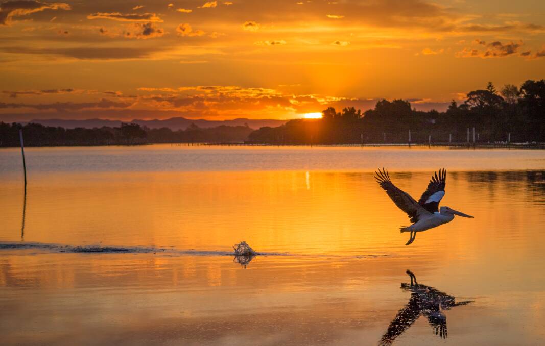 BRILLIANT: The sun goes down on another beautiful Shoalhaven River sunset. Photo: Andy Hutchinson.