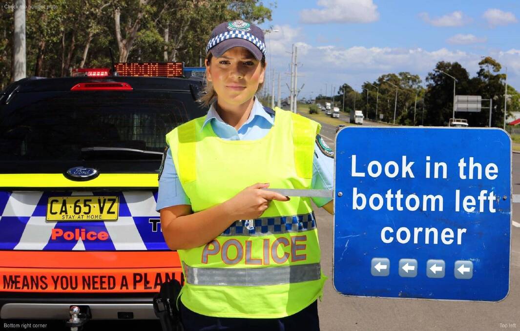 Have you found the NSW Police's special hidden message?