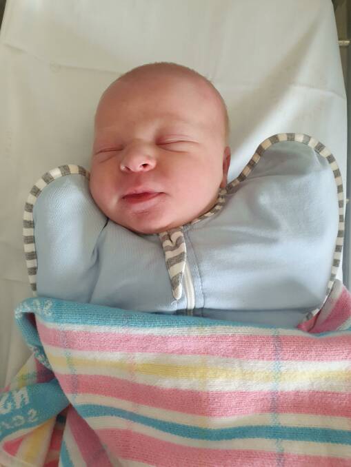 CUTE: Heath Davide Paul Roberts-Salvestrin was born at Shoalhaven District Hospital on Monday, March 29. 