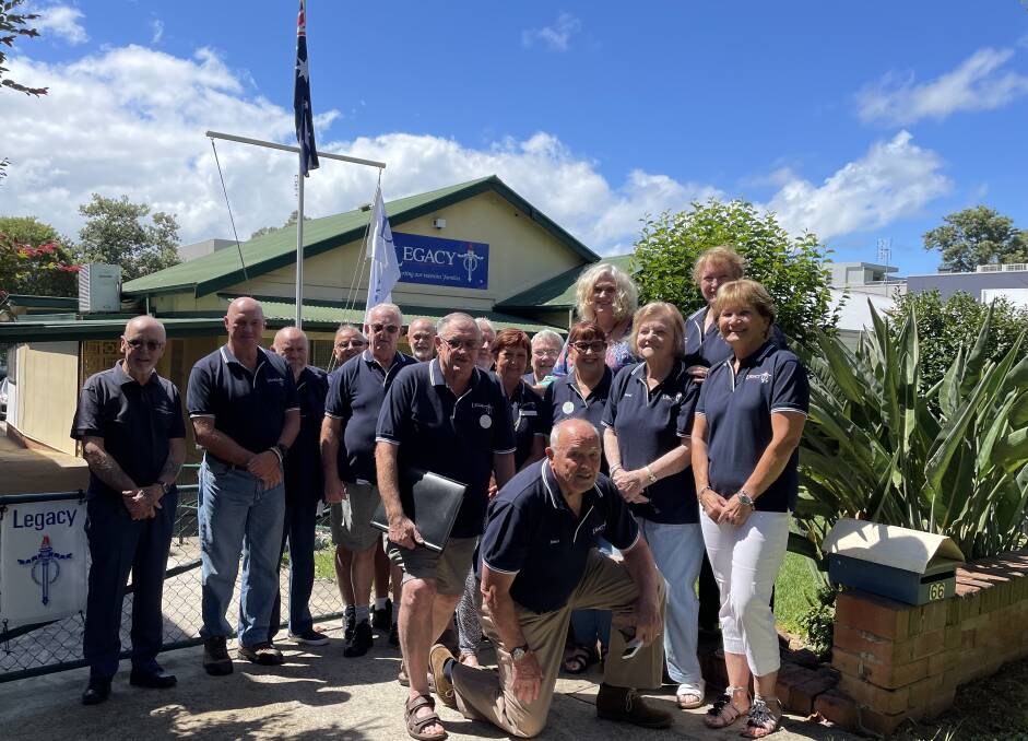 GREAT TEAM: Nowra Legacy Legatees in front of Legacy House in Bridge Road, Nowra. Twenty three local Legatees are looking after 227 widows, 12 children and four people with disabilities.