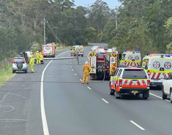 The woman killed in Sunday’s fatal accident on The Wool Road at Sanctuary Point was a mother of three from St Georges Basin. Photo: St Georges Basin RFS
