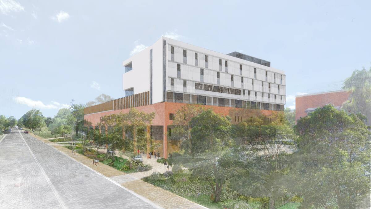 NEW LOOK: An artists impression of the new Shoalhaven Hospital redevelopment from the north east, looking south. Image: NSW Health