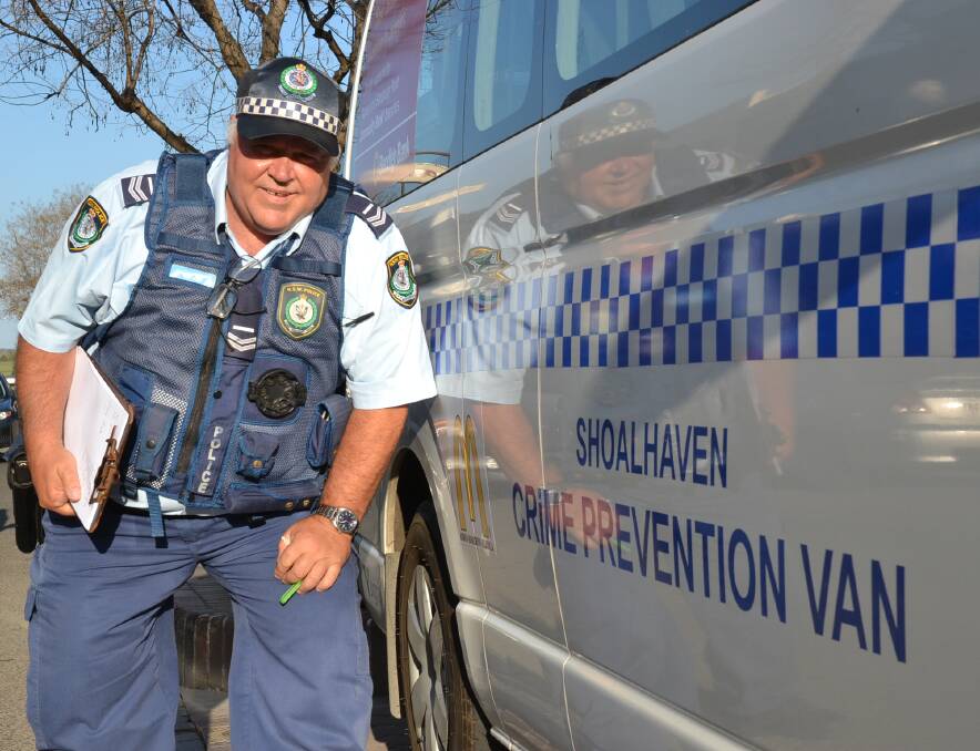NSW Police Shoalhaven crime prevention officer Senior Constable Anthony Jory.

