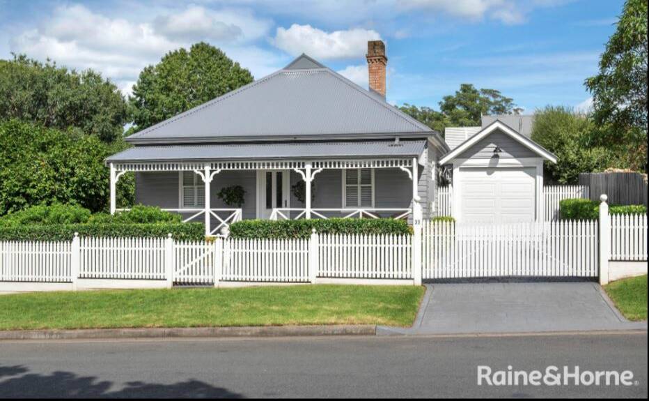 STUNNING: An enchanting 1890s cottage at 33 Prince Alfred Street, Berry is being offered for sale through Raine and Horne Berry. Photo: Supplied