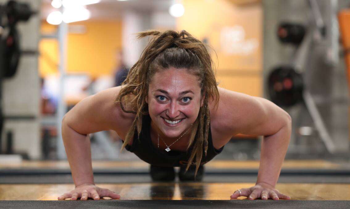 Push yourself: Kiama's One Fitness manager Courtney Amburg is calling on the community to show how much it cares about its youth. Photo: Robert Peet