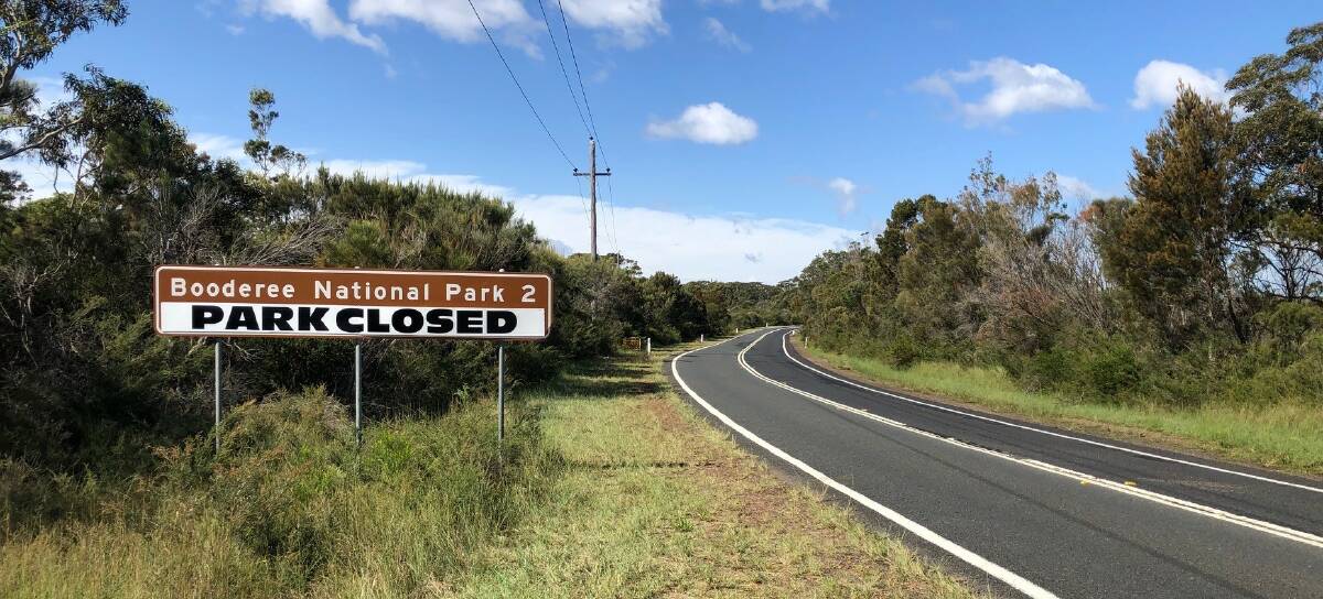 It's a simple message - Booderee National Park is closed.