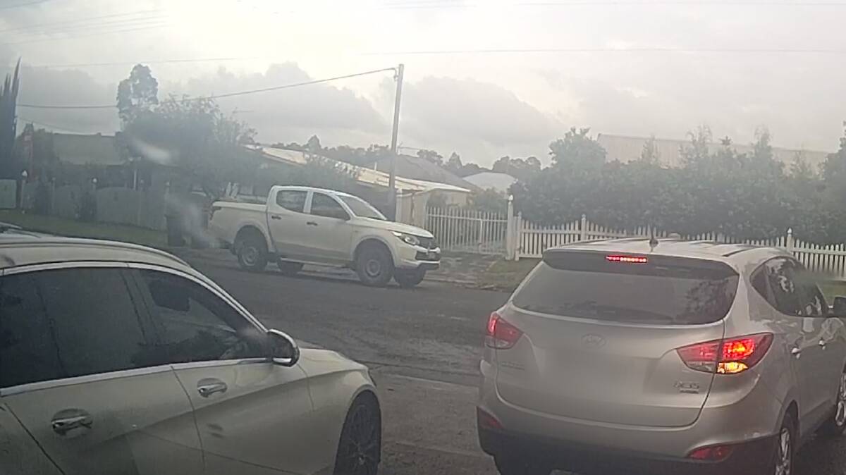 HELP: South Coast Police have released dashcam footage of a white Mitsubishi Triton utility travelling north on Old Southern Road, South Nowra prior to an alleged incident where an 18-year-old man was struck and later died.