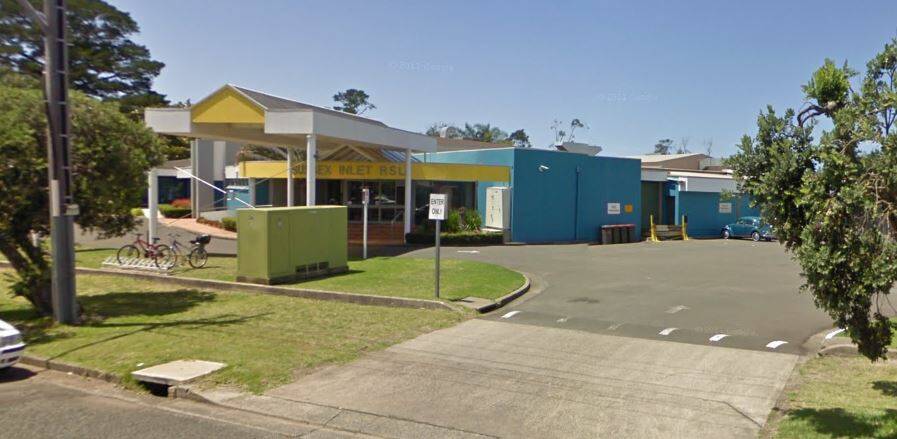 CRIME SCENE: Police are investigating an armed robbery at Sussex Inlet RSL Club late Thursday night. Photo: Google Maps