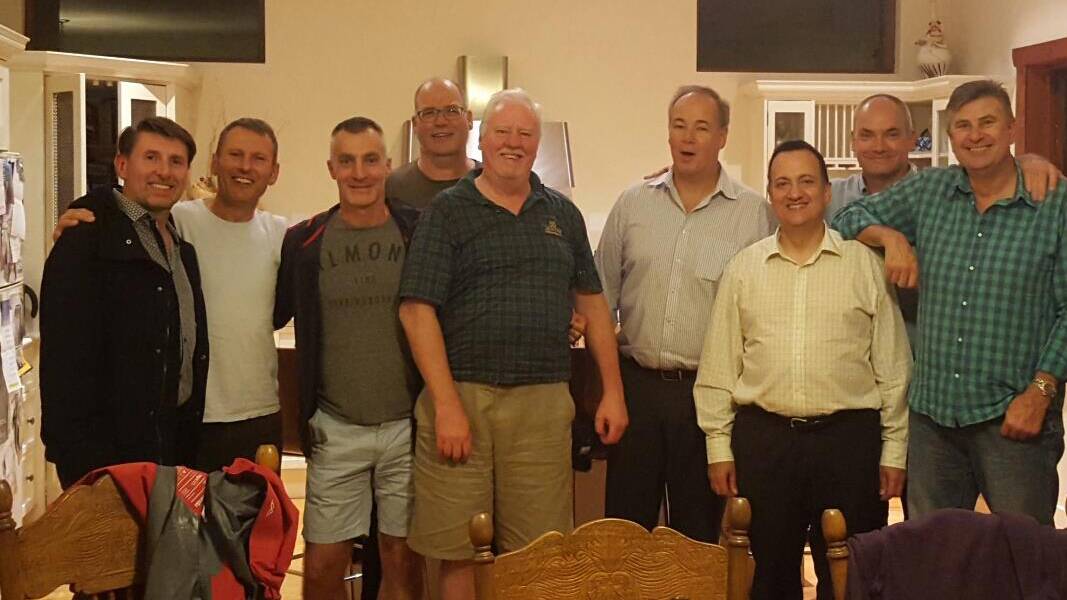 SUPPORT: The Men's Table is all about men supporting men, catching up for dinner on a monthly basis with the same group of men to share a meal and talk openly. Image Supplied