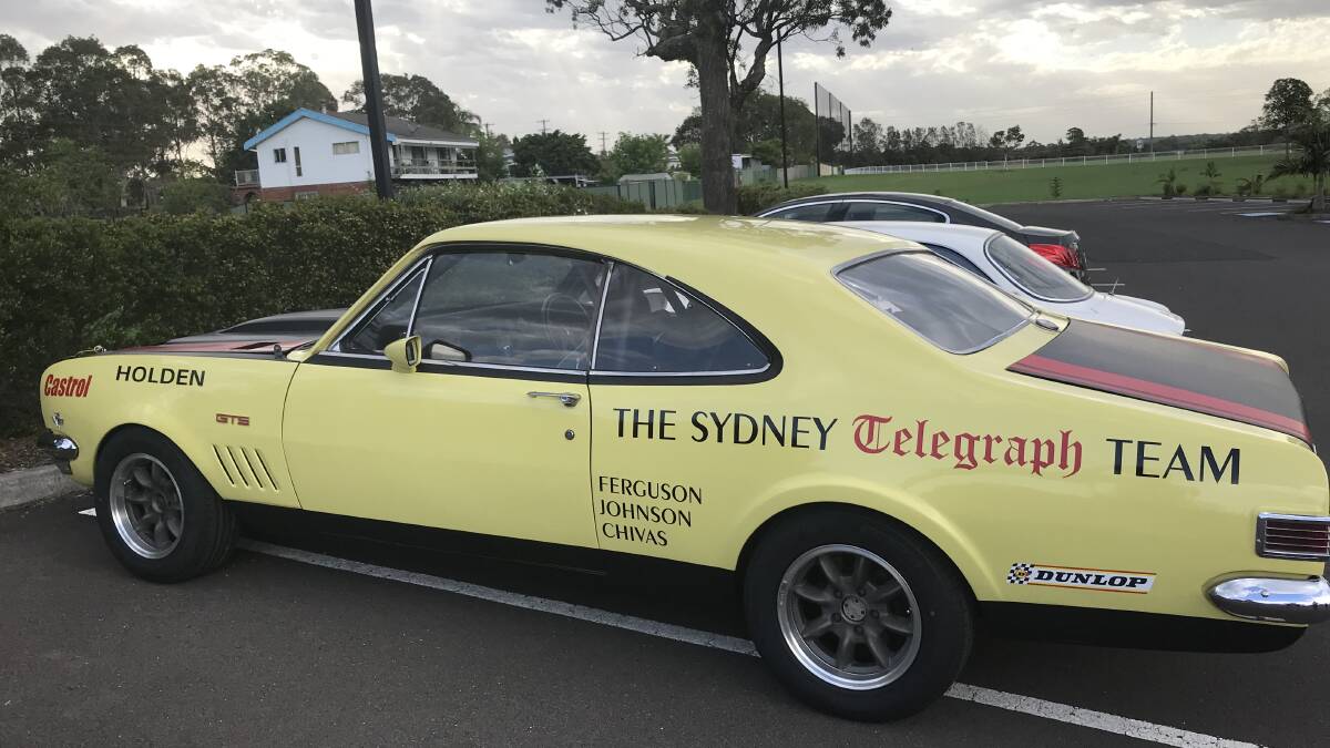 One of the original cars from the 1968 event, car 76 the Holden Monaro of Barry Ferguson and Dave Johnson owned by Shoalhaven local Steve Byrne met anniversary participants in Nowra.