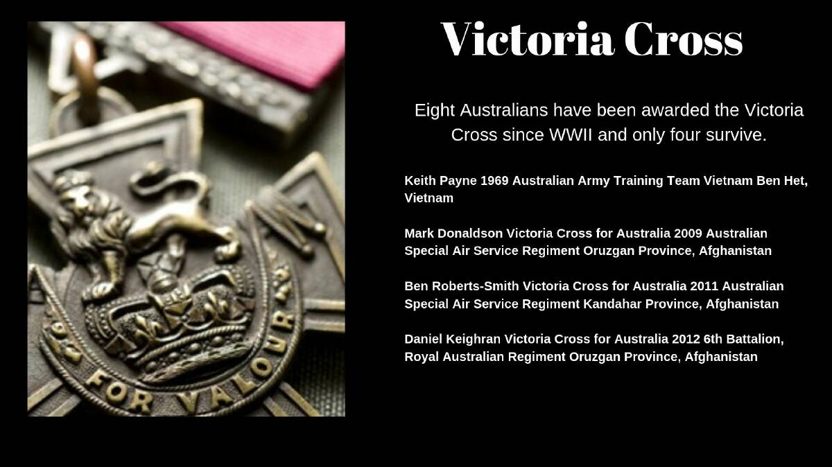 Locals touch Victoria Cross history