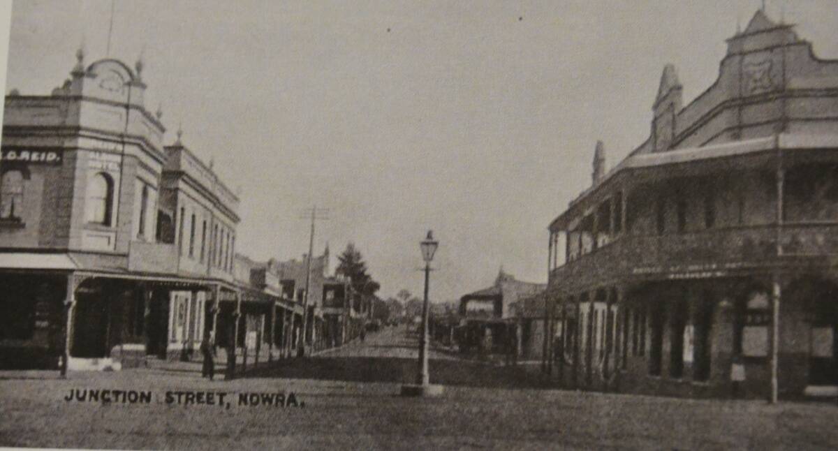 The Albion and Prince of Wales Hotels, Junction Street, Nowra 1910. Photo: Shoalhaven Historical Society.