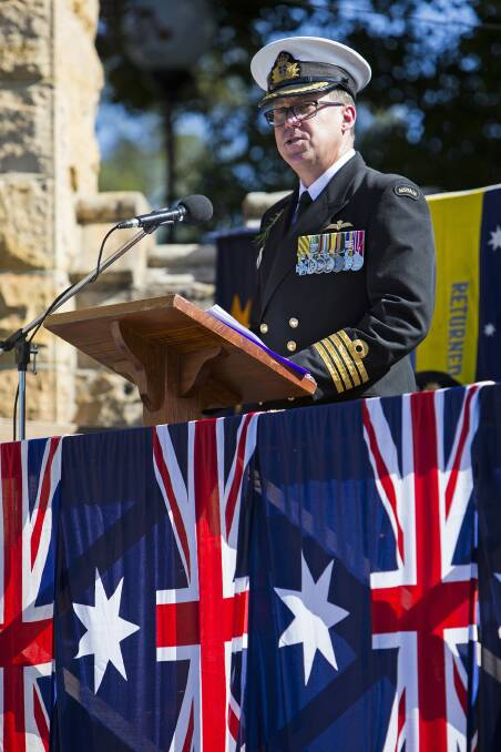 Former Commanding Officer of HMAS Albatross, Captain Simon Bateman. Image: Defence