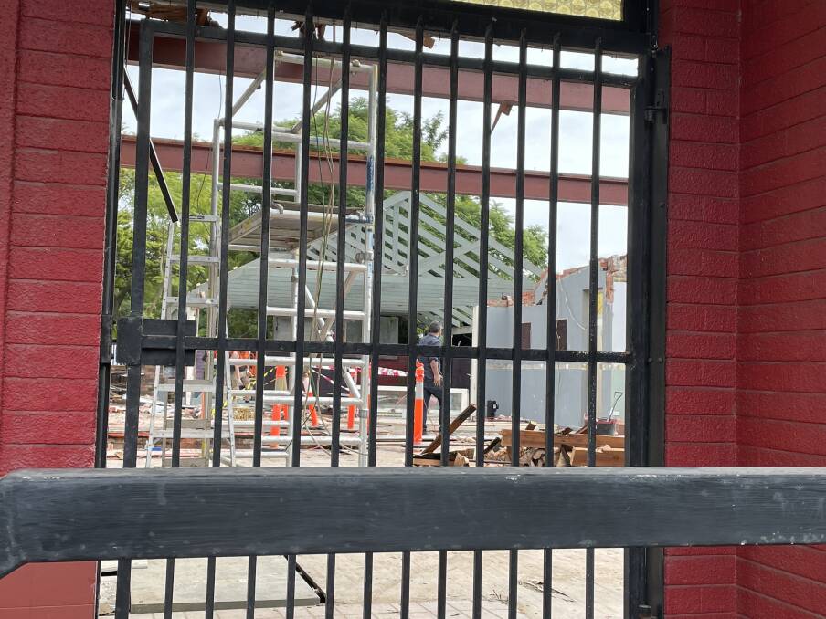 CLEAR VIEW: The bistro and outdoor beer graden are being removed.
