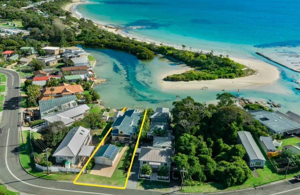 ABSOLUTE WATERFRONT: The stunning property at 29 Walton way, Currarong is just metres away from the water's edge. Image: Supplied