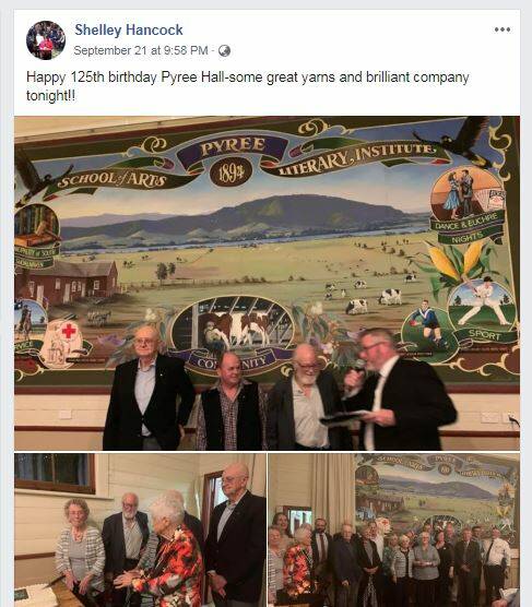 Pyree Hall celebrates 125th birthday