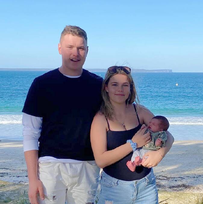 NEW ARRIVAL: Ulladulla's Emily France and Matt Veitch and their new beautiful Aria Elizabeth.