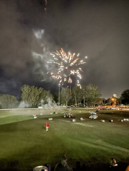 SPECTACULAR END: Fireworks bring the 2022 Nowra Show to a close.