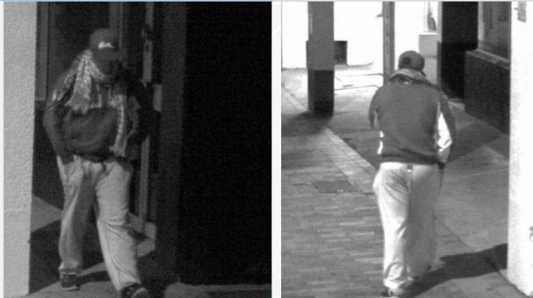 HELP: South Coast Police have released two images of a man wanted in relation to an armed robbery in Bomaderry in June.